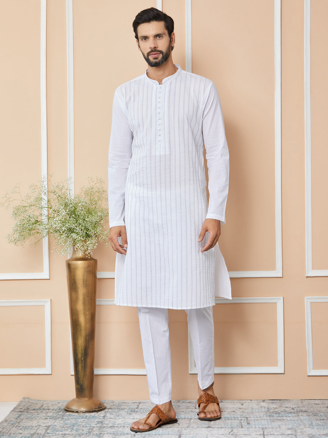 Straight kurta pajama sale