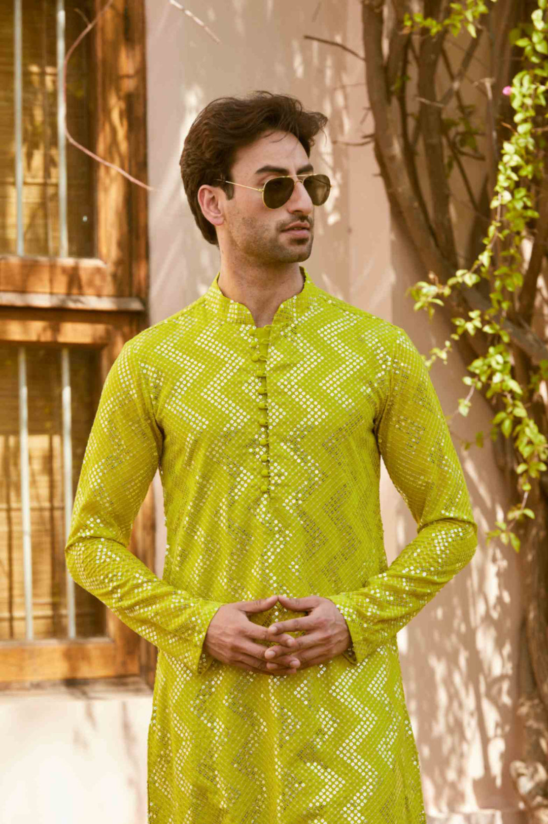 Men's Sequins Fabric Kurta: Boost Your Look