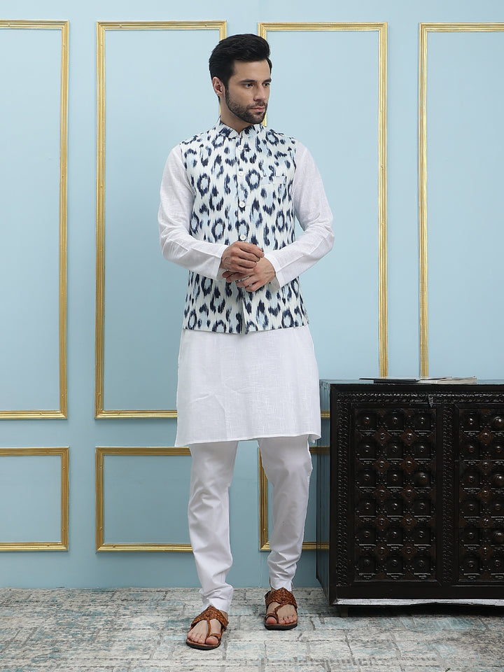 Printed Nehru Jacket