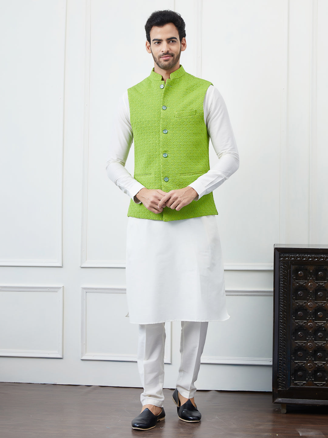 Embroidered Nehru Jacket