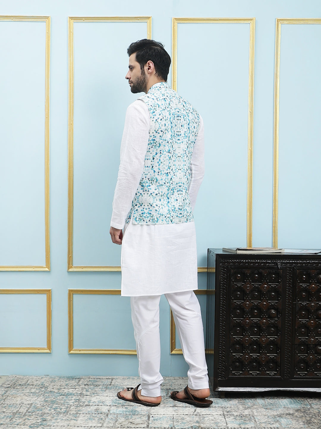 Printed Nehru Jacket