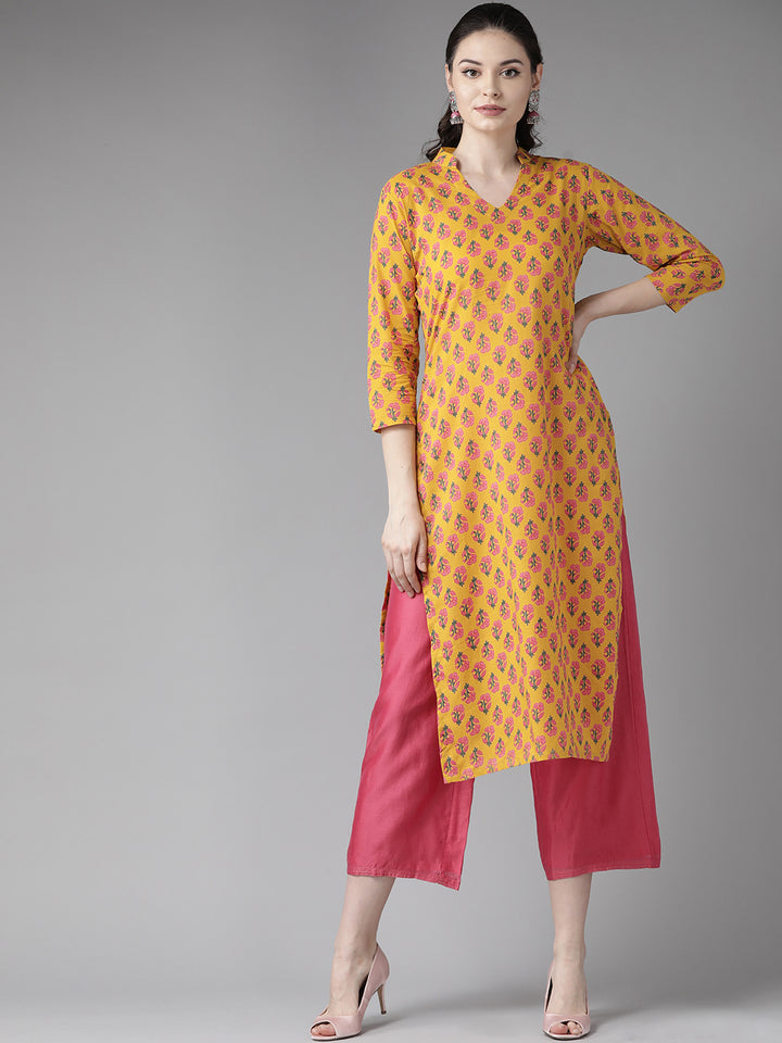 Floral Printed Straight kurta