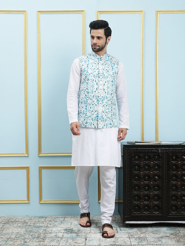 Printed Nehru Jacket