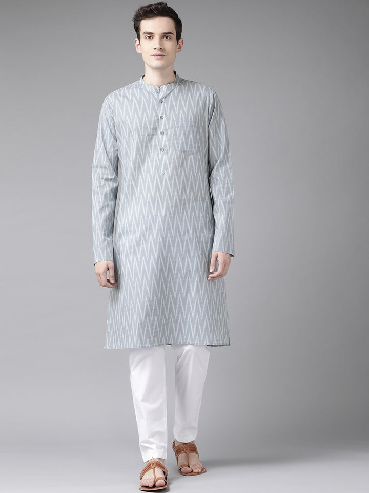 Printed Straight kurta with pyjama