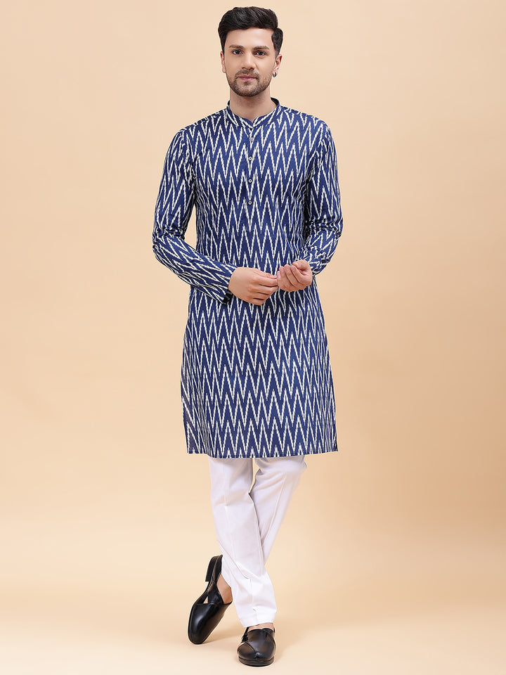 Pure Cotton Printed Straight kurta