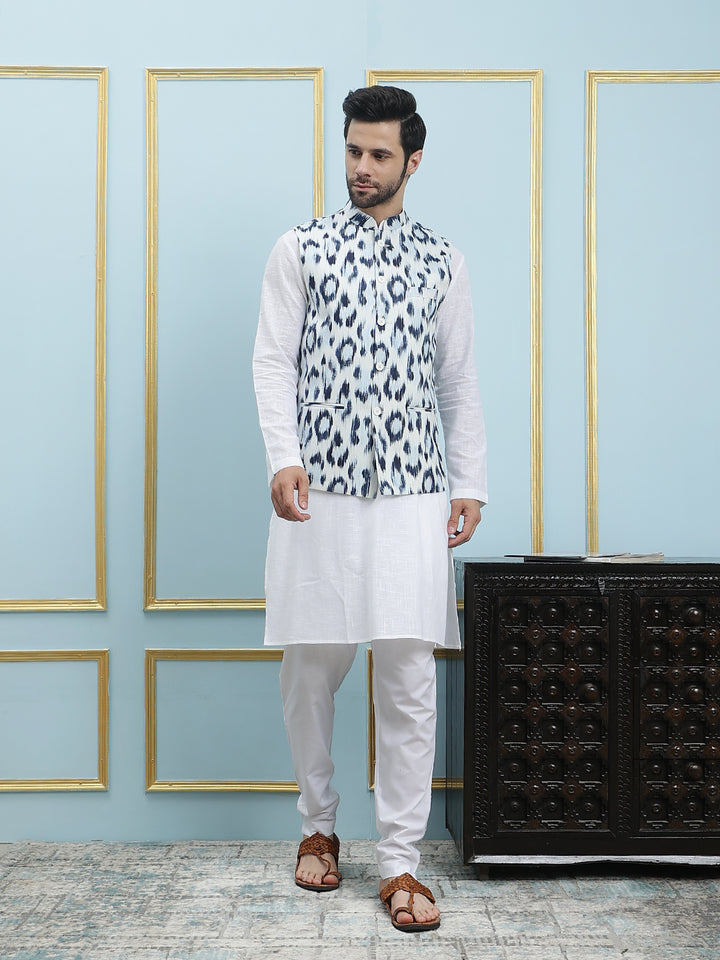 Printed Nehru Jacket