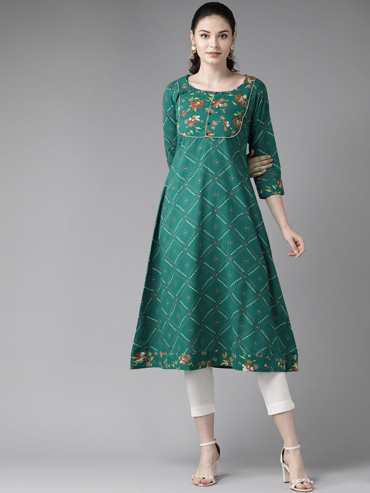 Bandhani Printed Anarkali