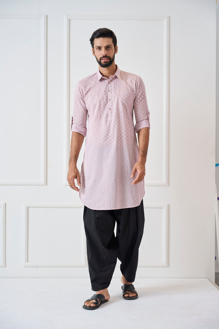 Pure Cotton Printed Pathani Kurta