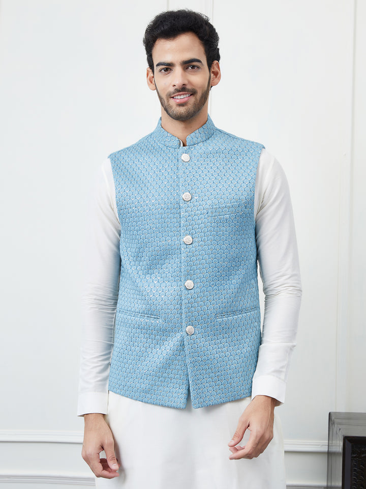 Embroidered Nehru Jacket