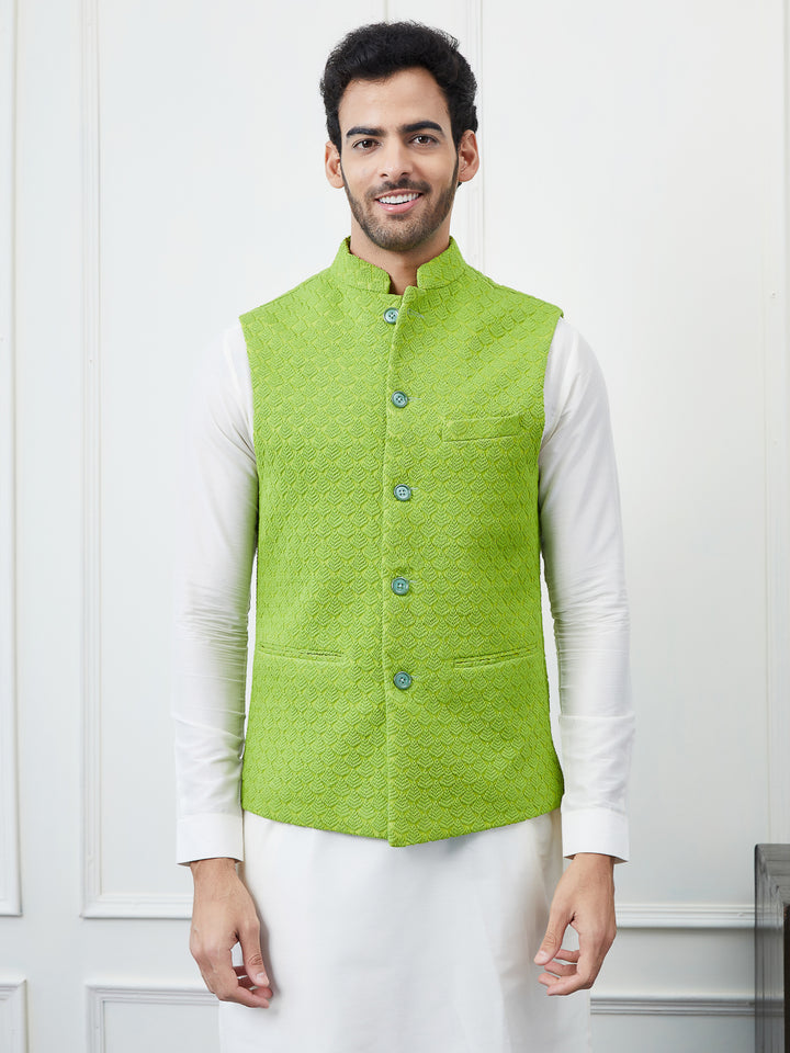 Embroidered Nehru Jacket