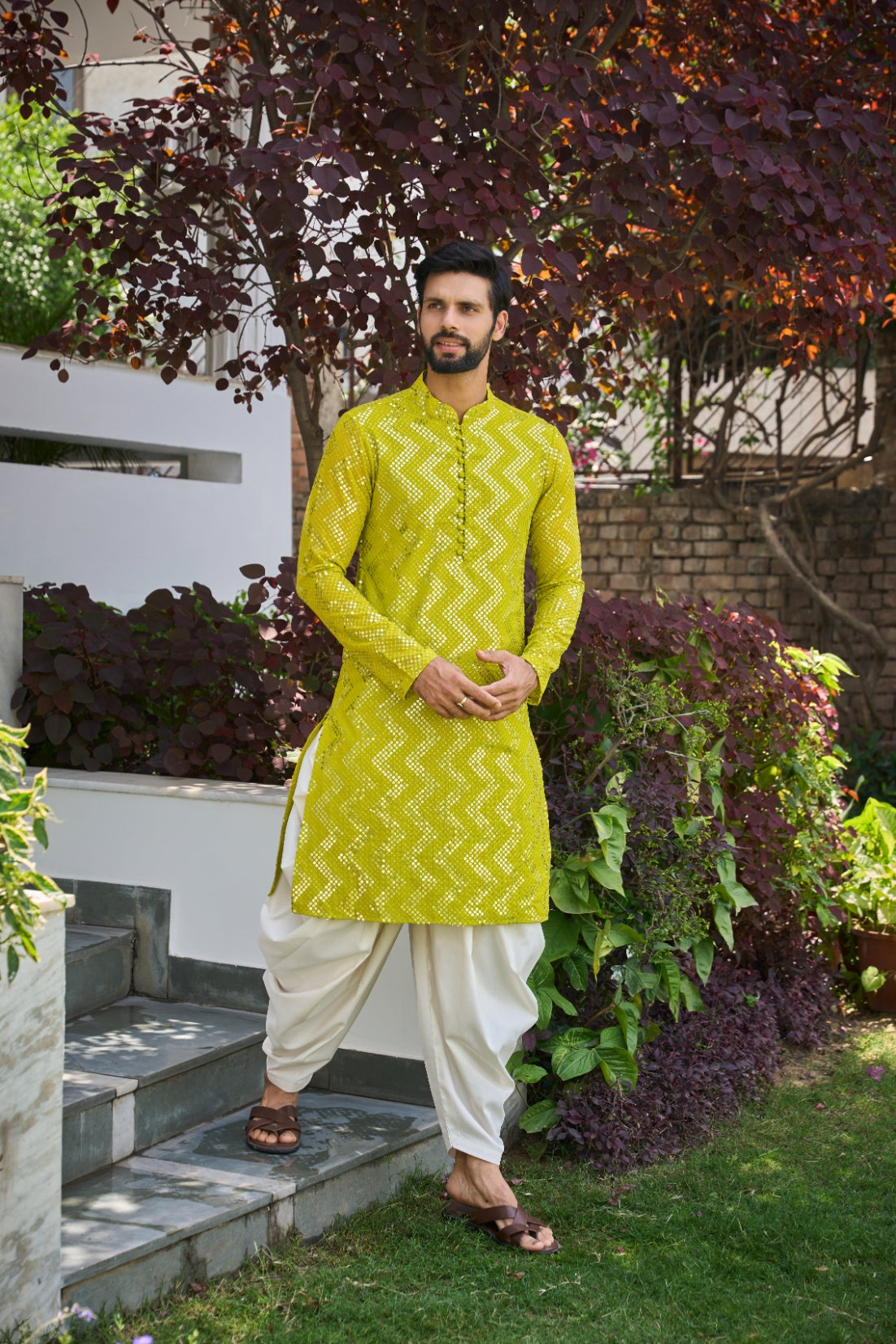 Best Party Wear Kurtas for Men Stand Out in Style See Designs