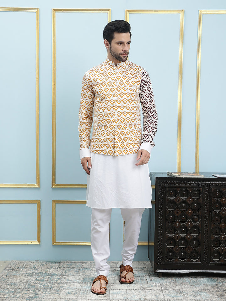 Printed Nehru Jacket