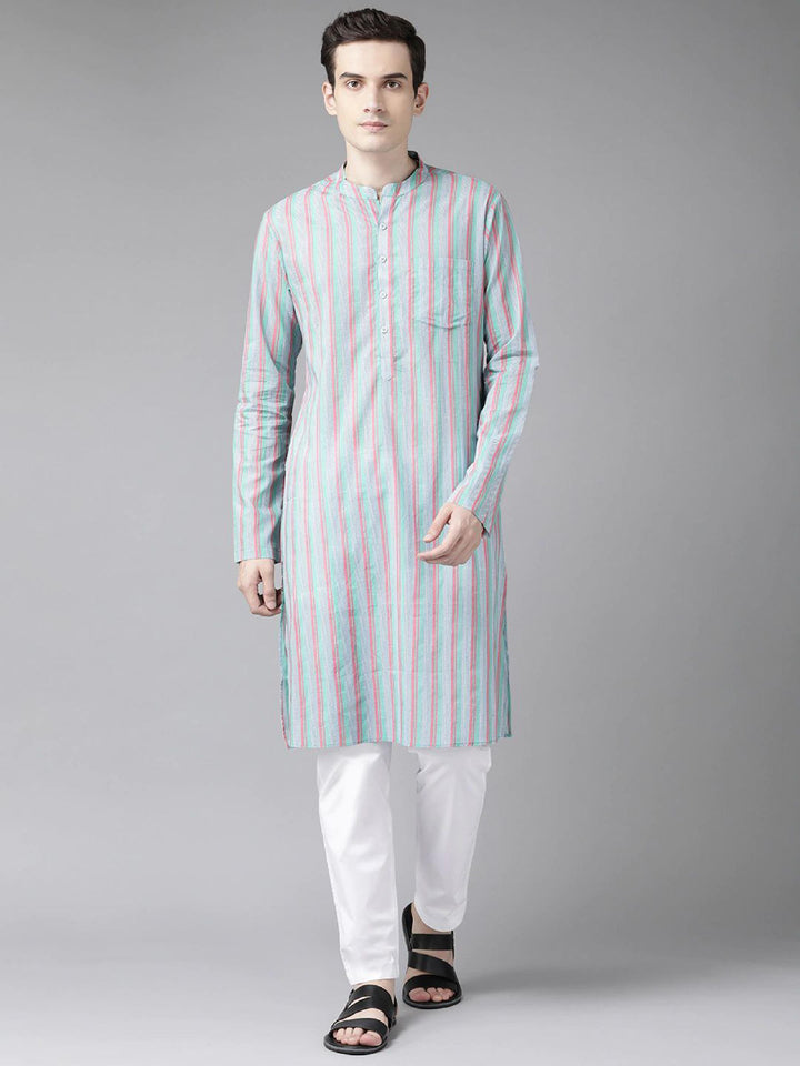 Printed Straight kurta with pyjama