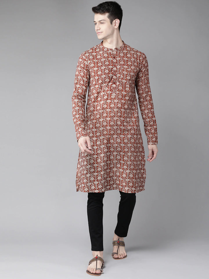 Handcrafted Block Printed Sustainable Straight kurta