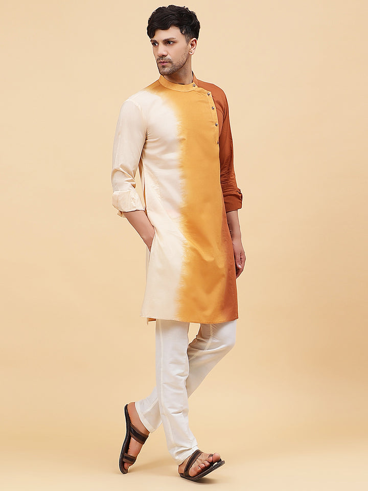 Ombre Dyed Pure Cotton Kurta