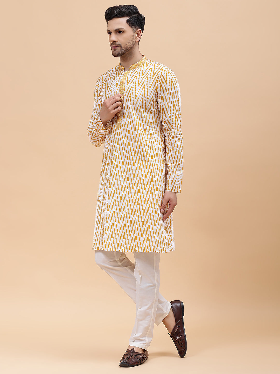 Pure Cotton Embroidered Straight kurta