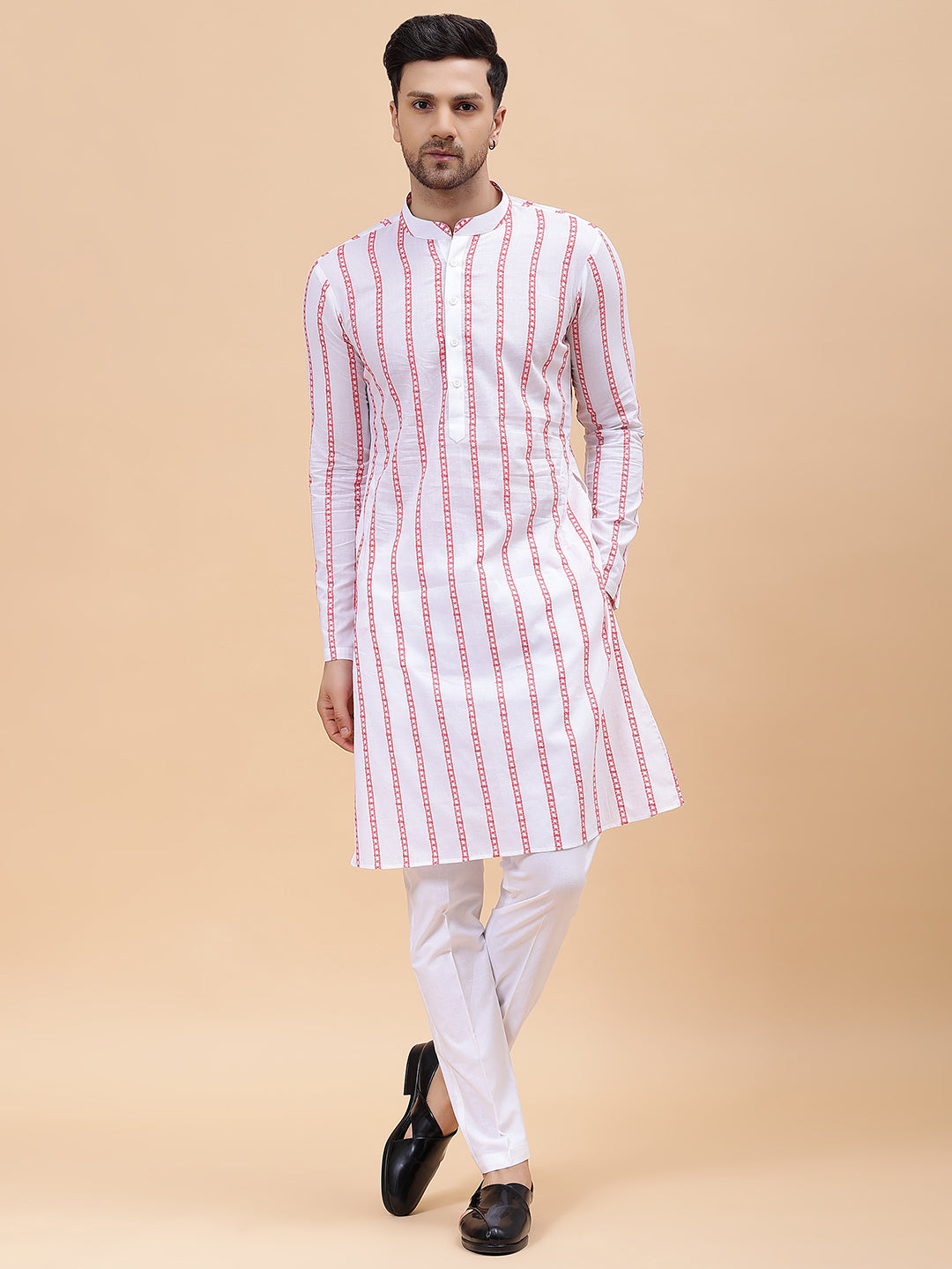 Pure Cotton Embroidered Straight kurta