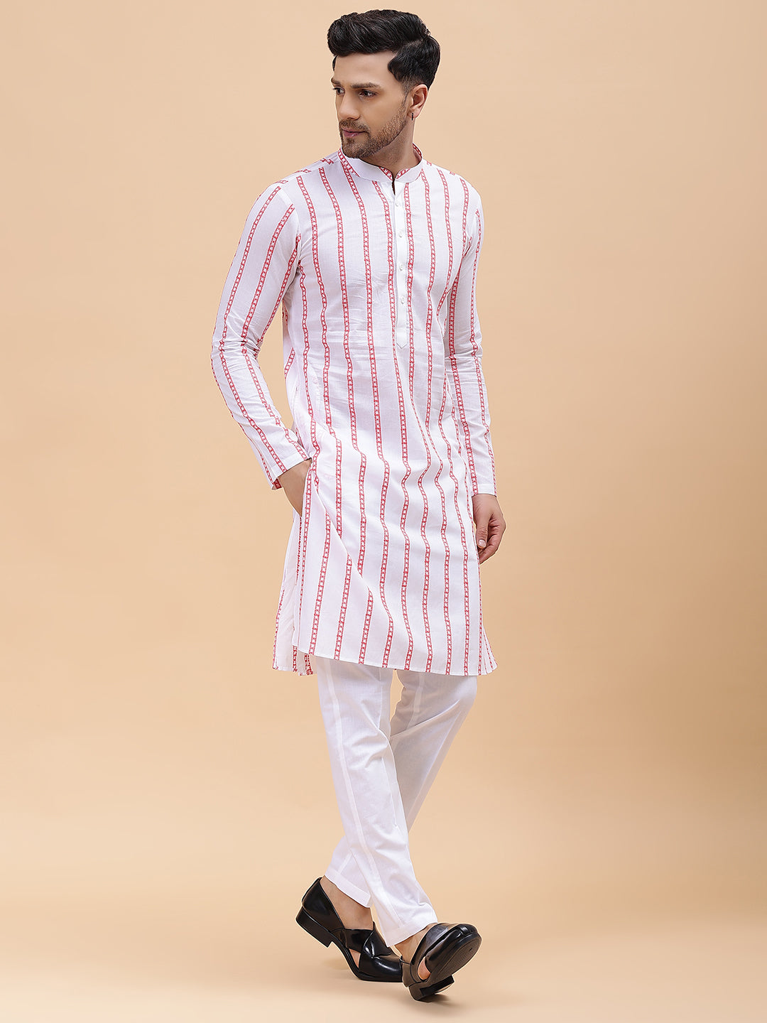 Pure Cotton Embroidered Straight kurta