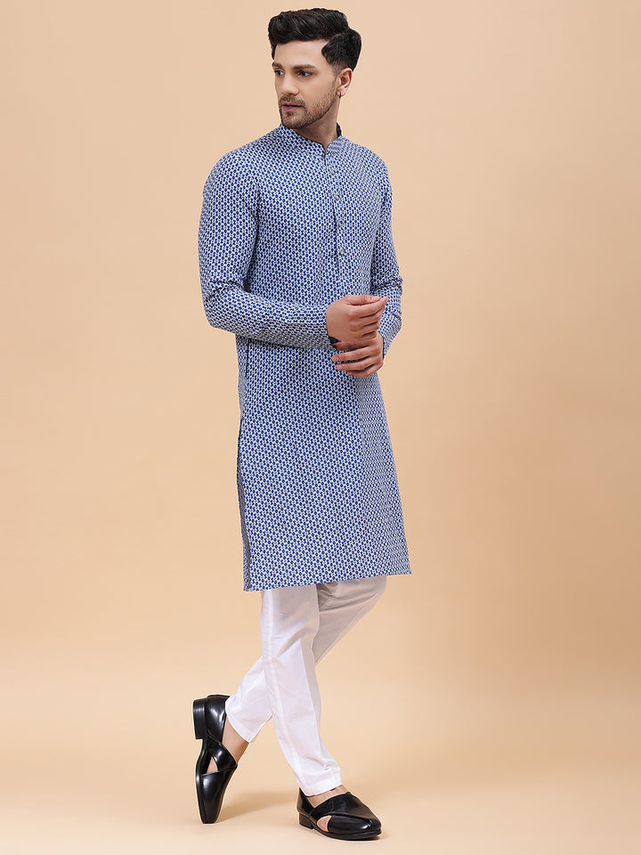 Pure Cotton Printed Straight kurta