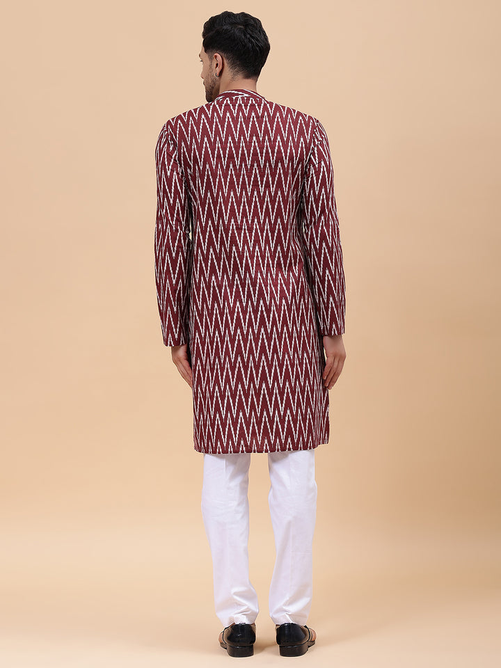 Pure Cotton Printed Straight kurta