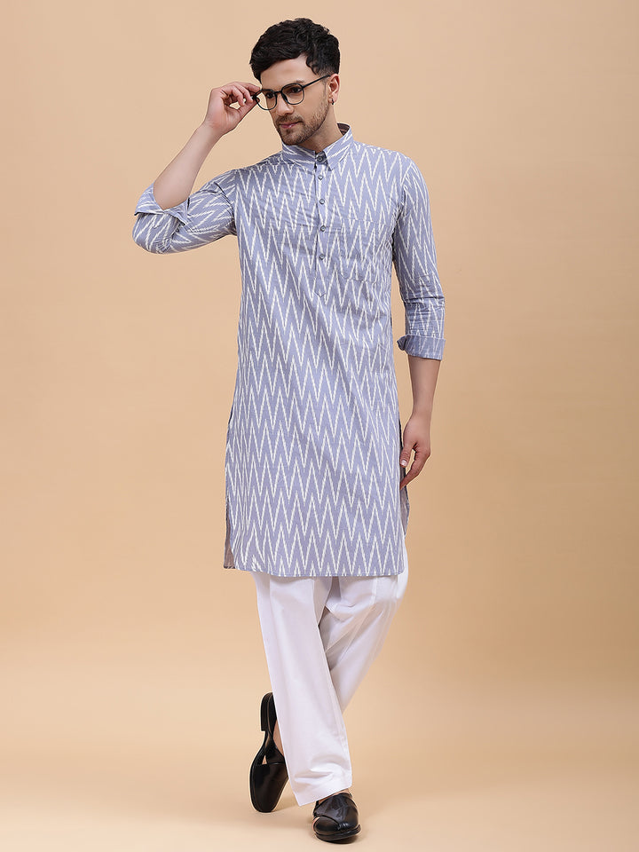 Pure Cotton Printed Straight kurta