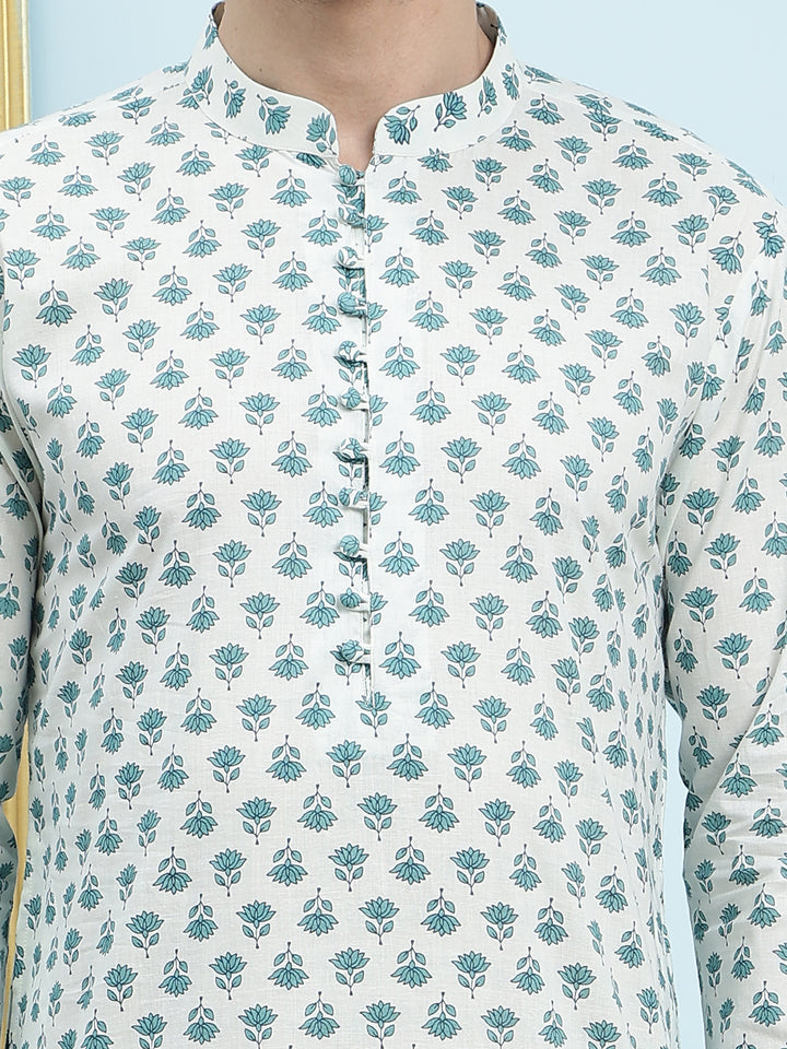 Printed Pure Cotton Straight Kurta