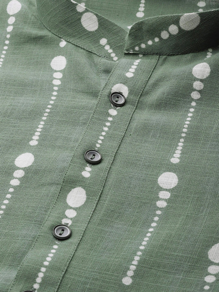 Printed Straight kurta with Pyjama