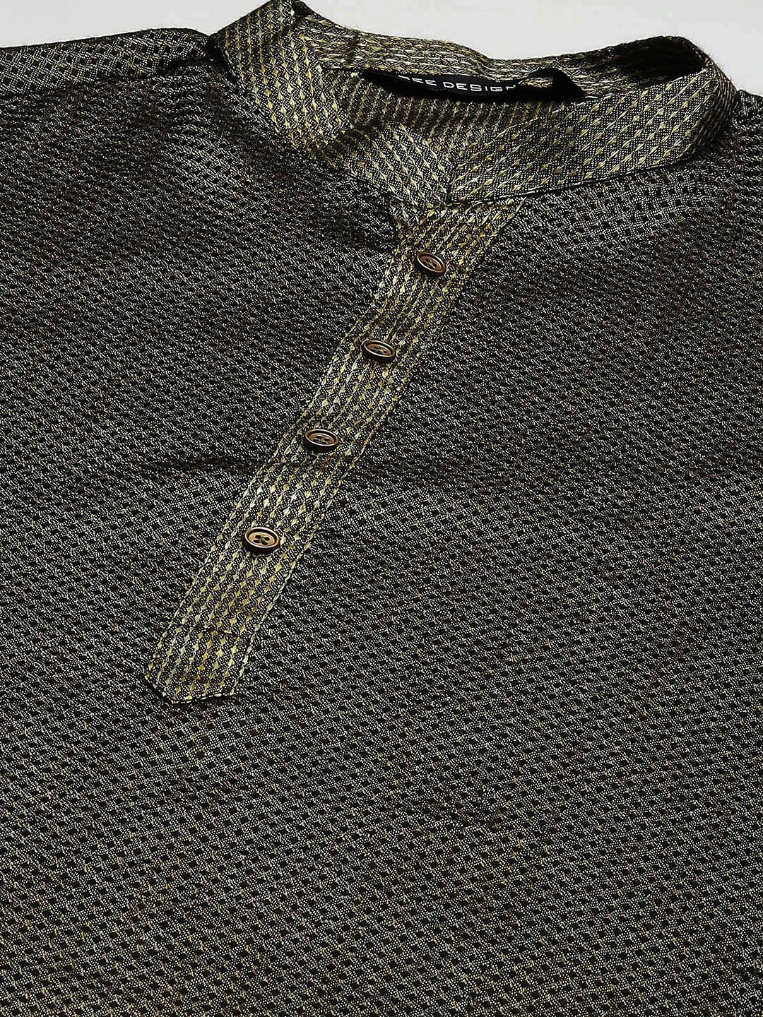 Silk Woven Straight Kurta