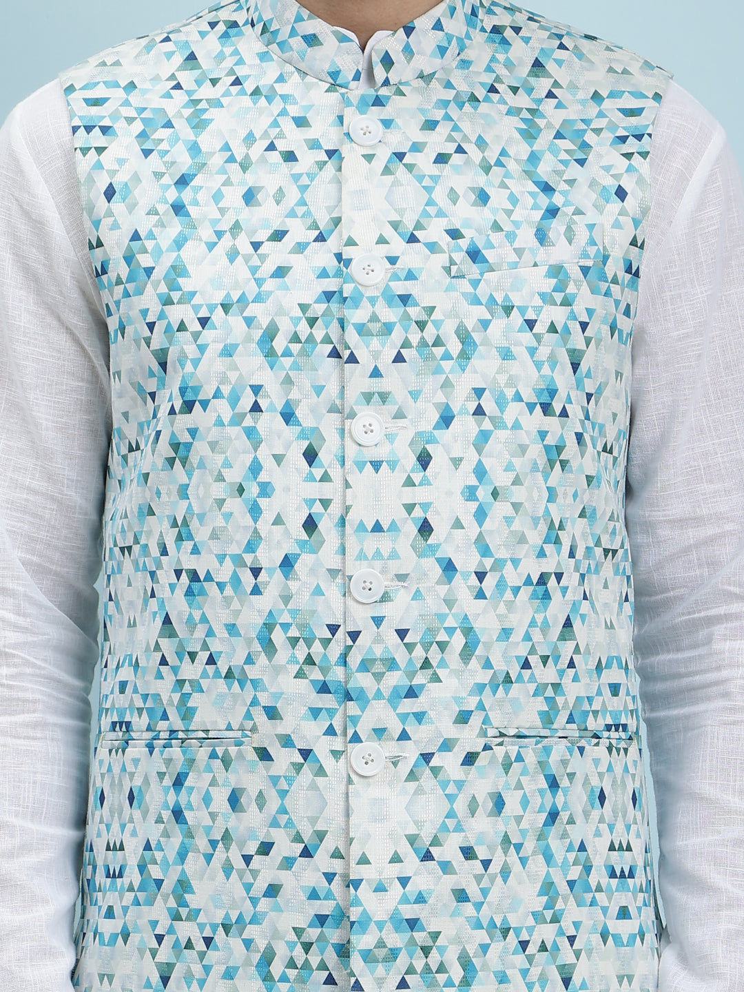 Printed Nehru Jacket