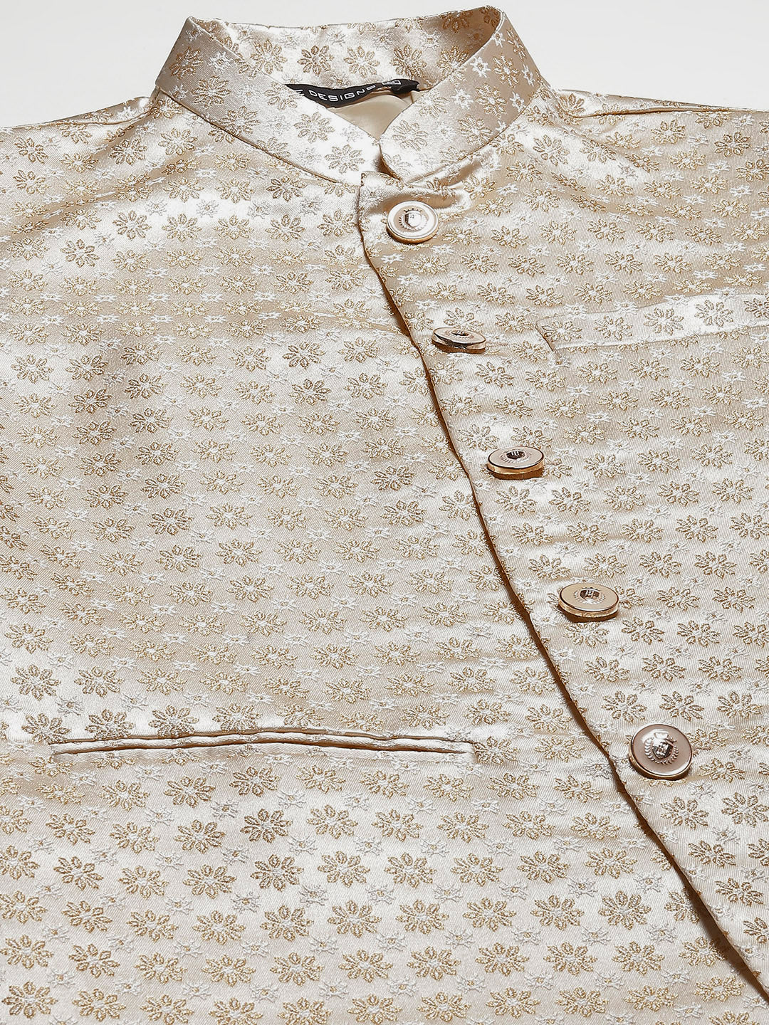 Woven Jacquard Nehru Jacket