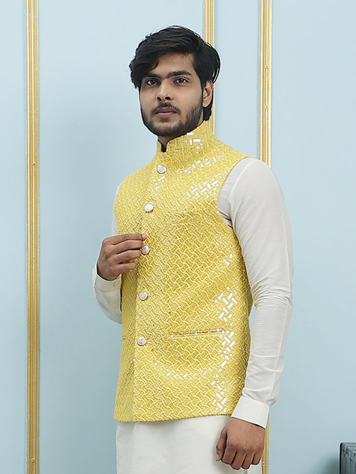 Embroidered Nehru Jacket