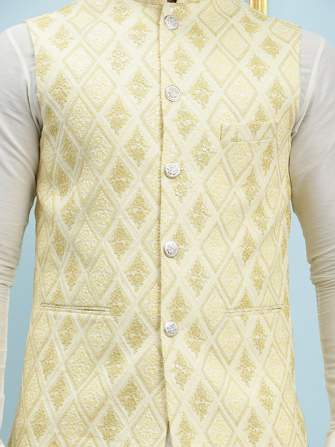 Embroidered Nehru Jacket