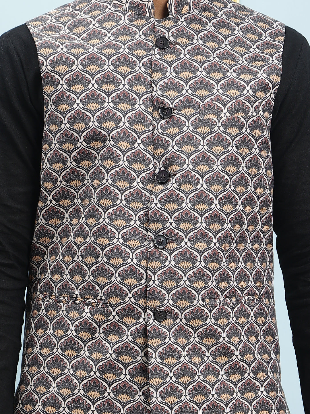 Printed Nehru Jacket