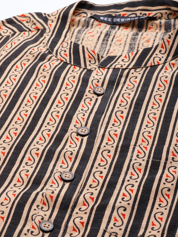 Printed Straight kurta