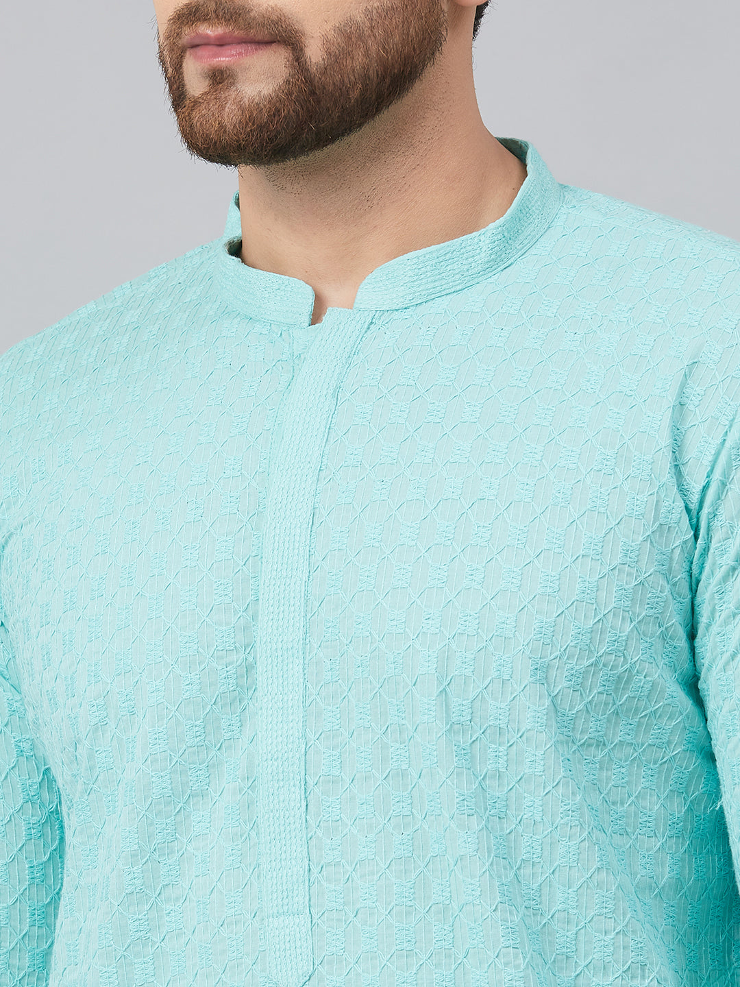 Chikankari Embroidered Straight kurta