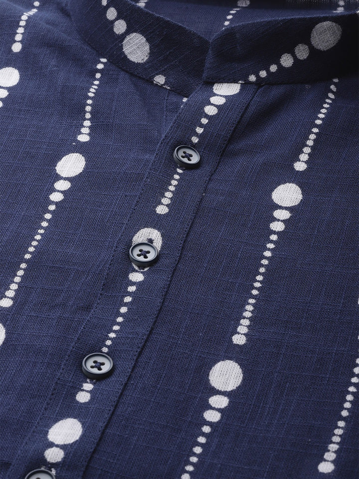 Printed Straight kurta with Pyjama