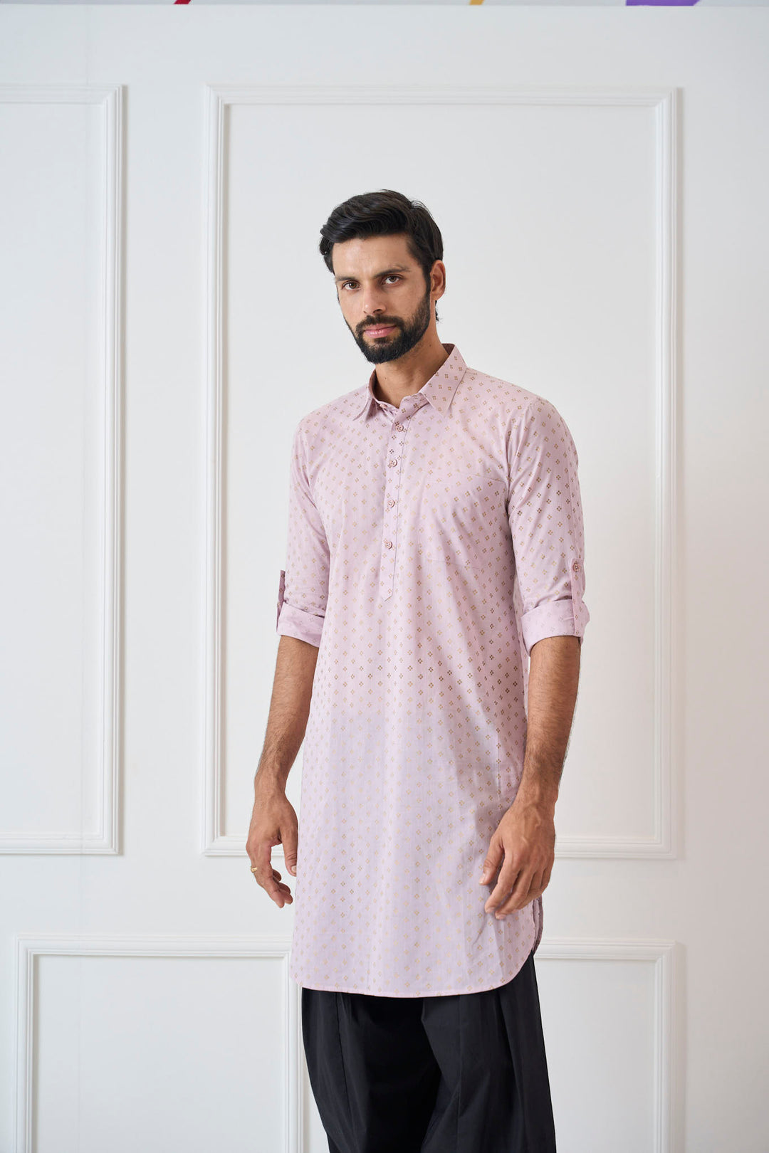 Pure Cotton Printed Pathani Kurta