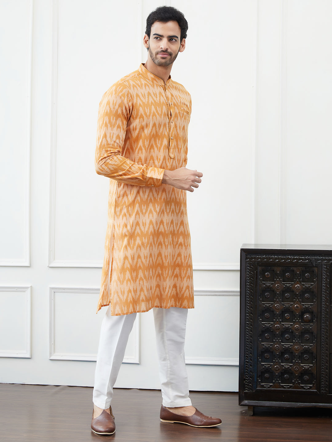 Printed Pure Cotton Straight Kurta