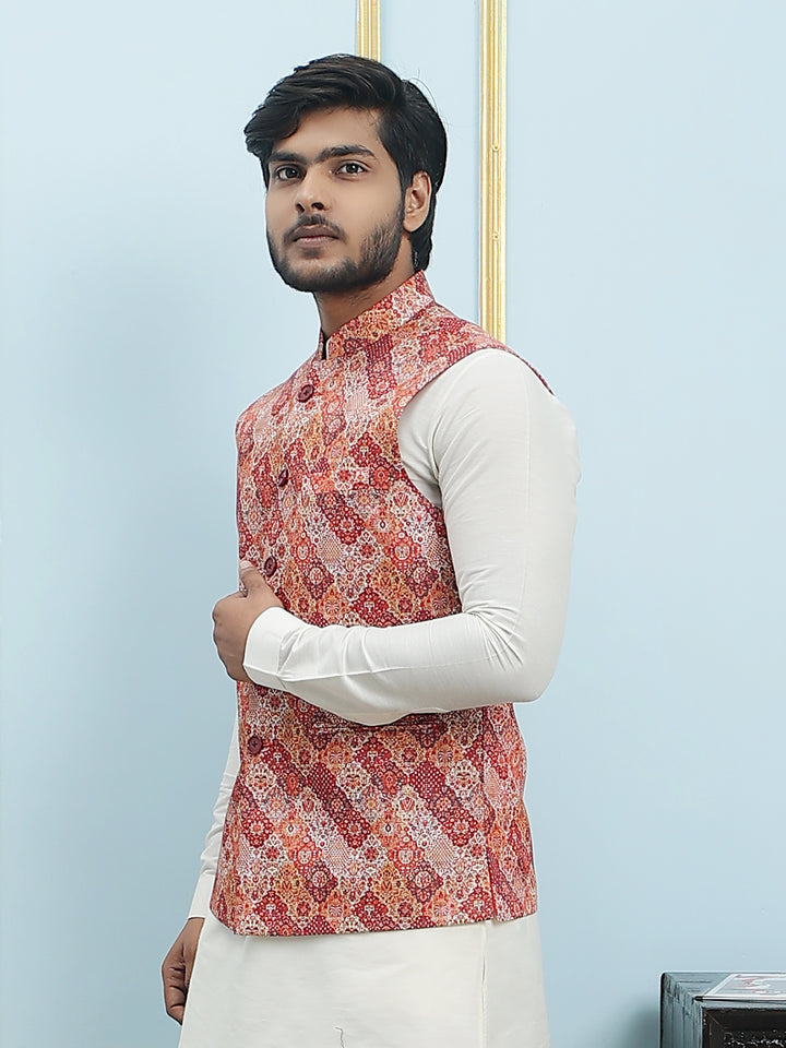 Printed Nehru Jacket