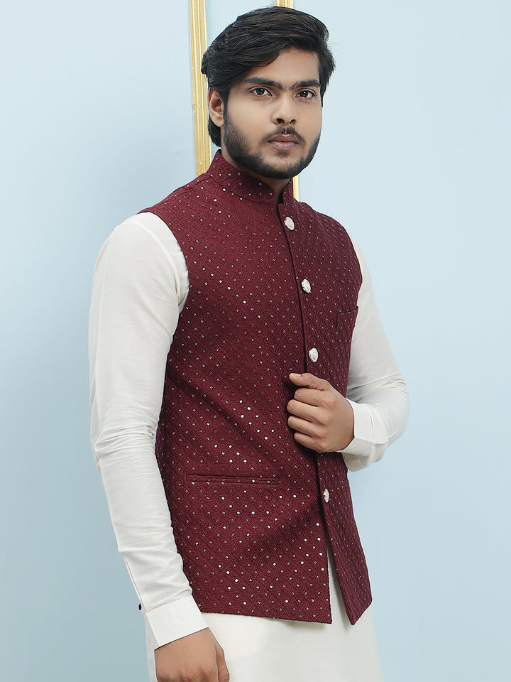 Embroidered Nehru Jacket