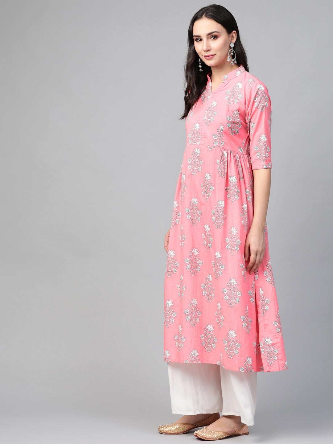 Printed A-line kurta