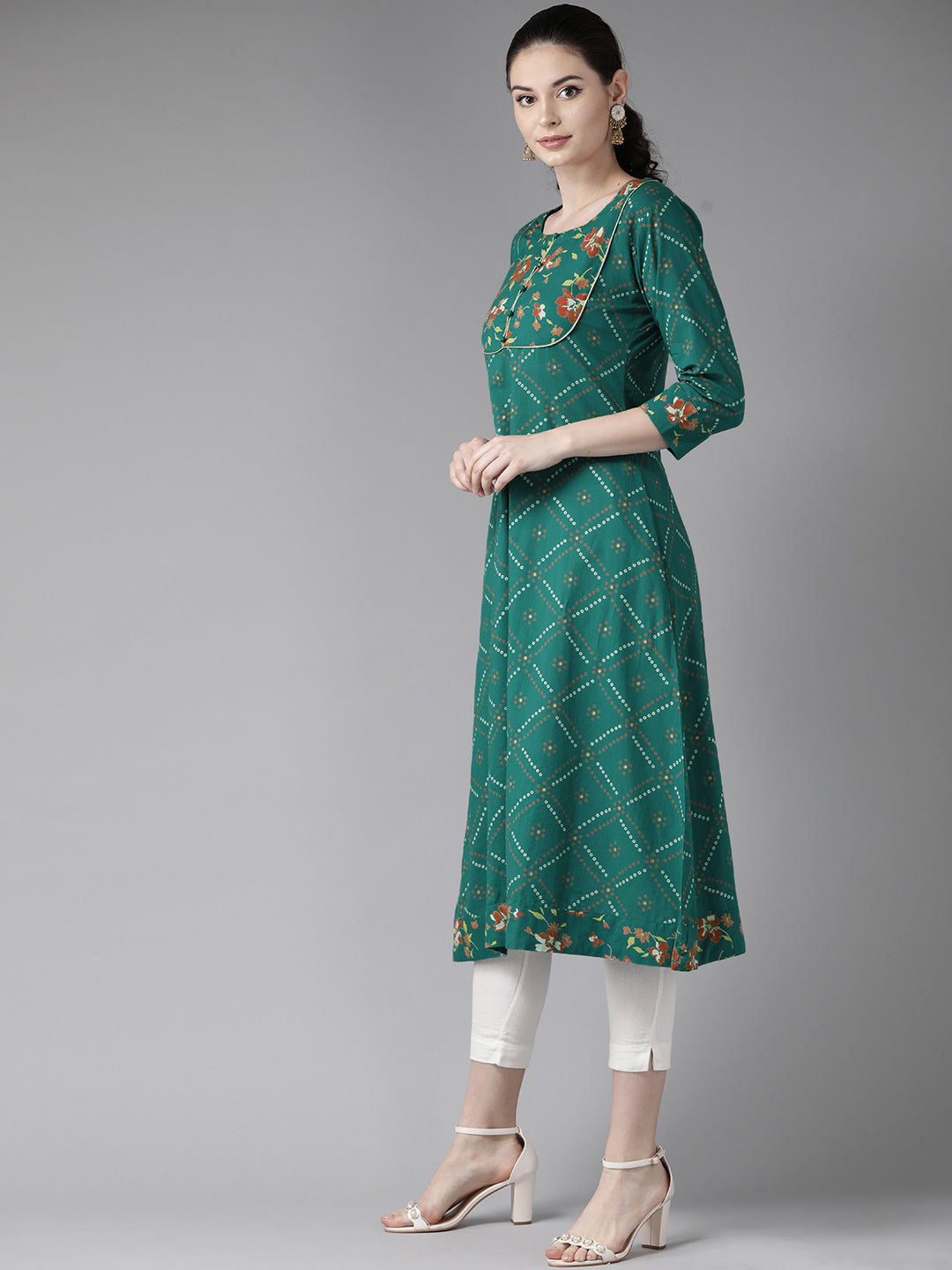 Bandhani Printed Anarkali