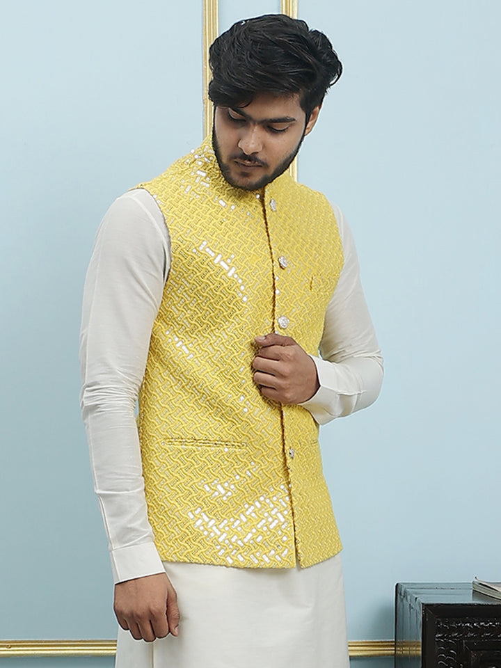 Embroidered Nehru Jacket