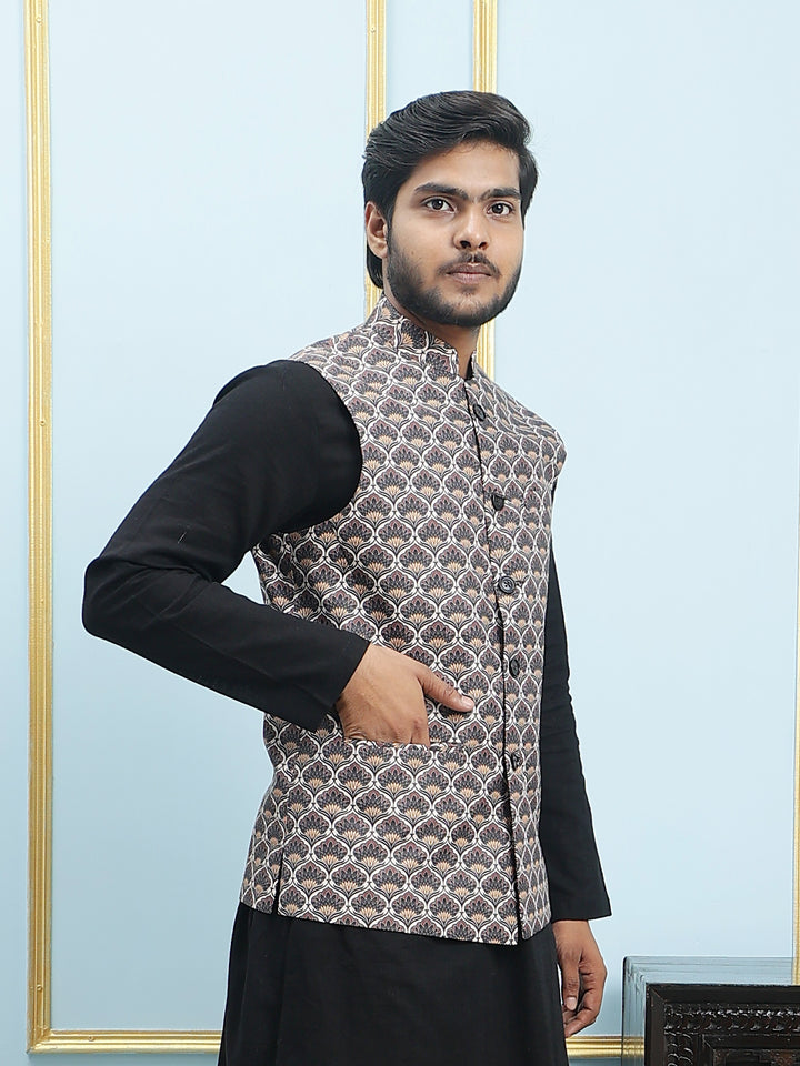 Printed Nehru Jacket