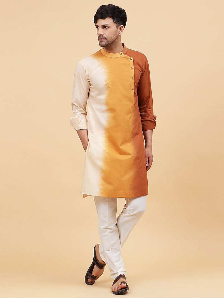 Ombre Dyed Pure Cotton Kurta