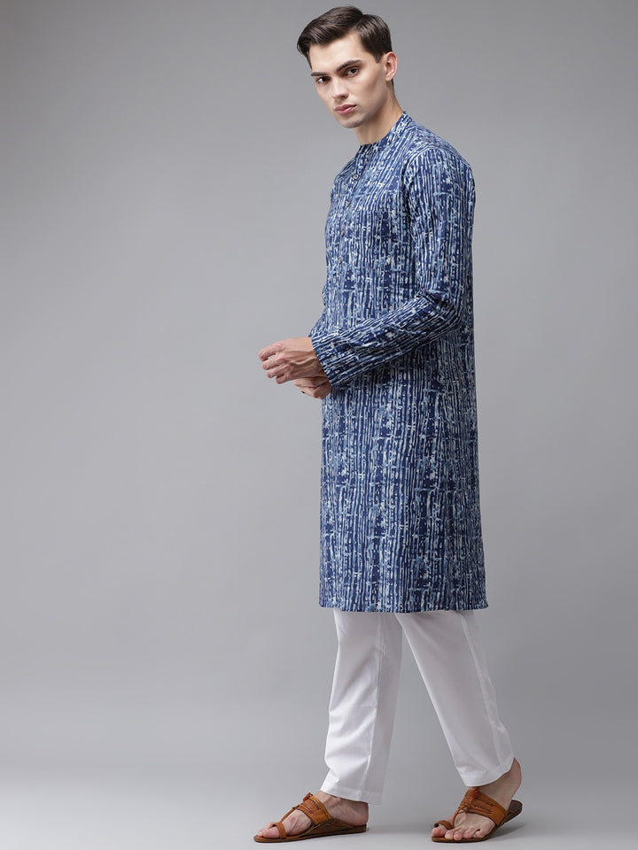 Pure Cotton Printed Regular kurta with trouser