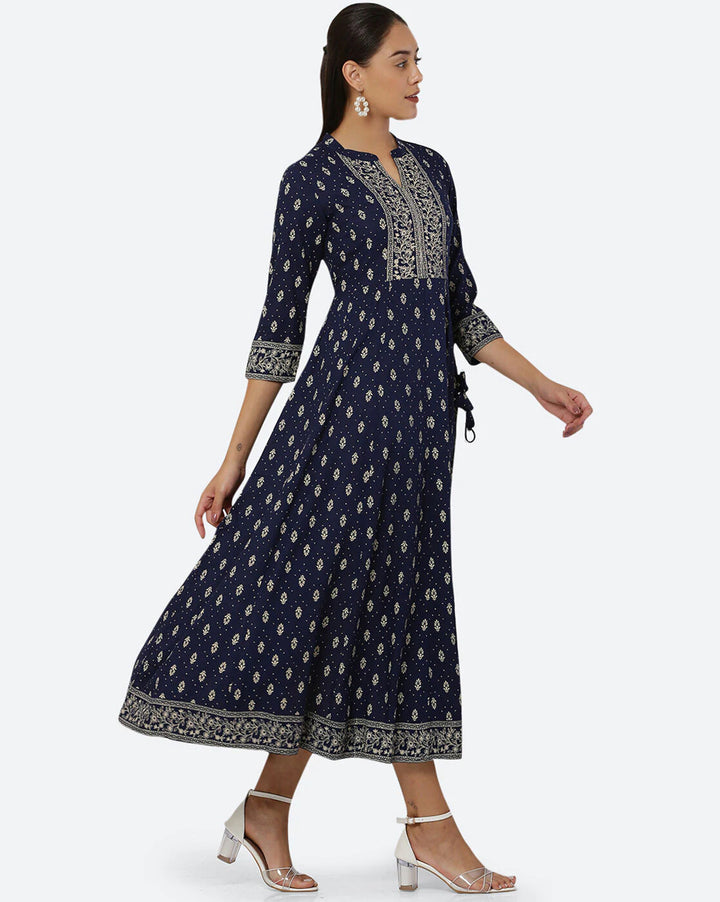 Printed Anarkali Kurta