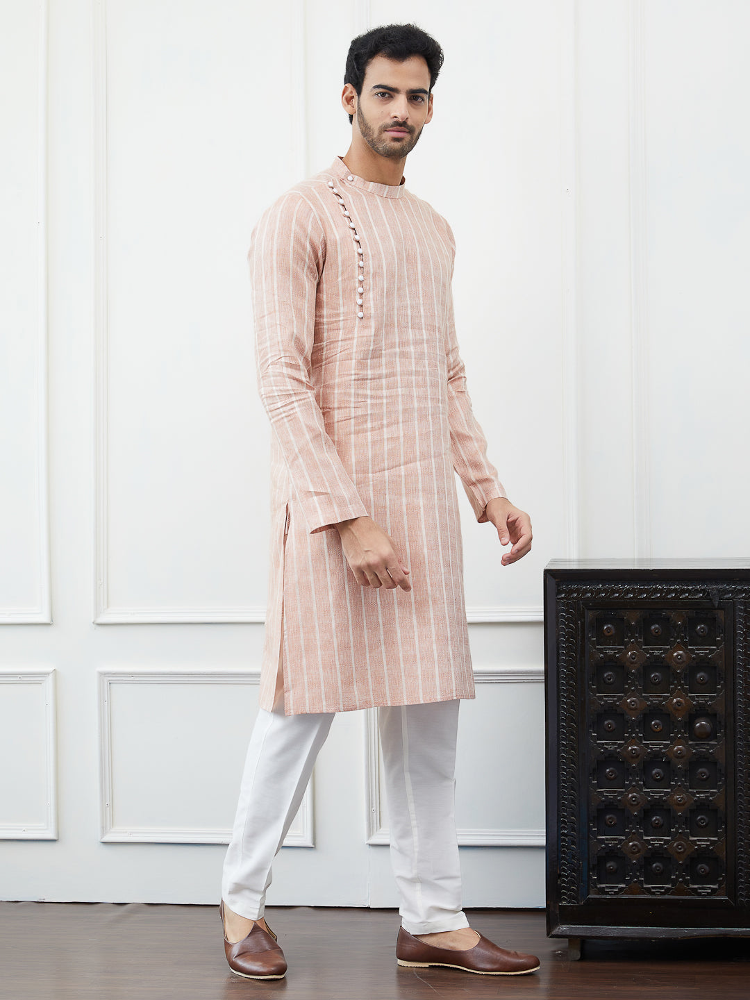 Thread worked Pure cotton Kurta