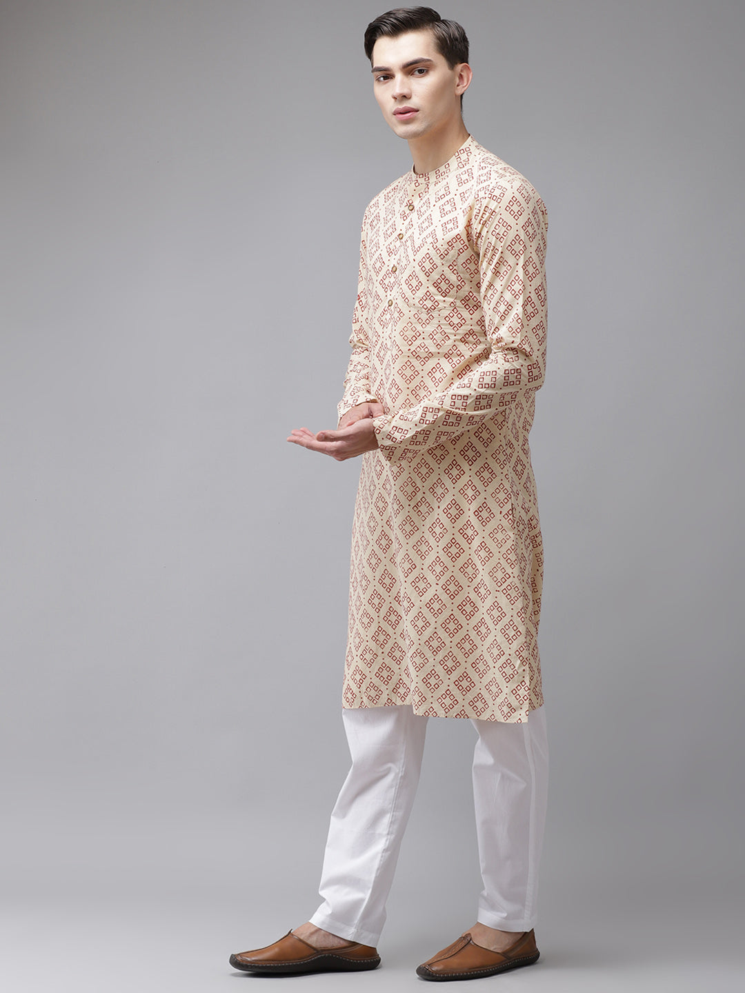 Handcrafted Block Printed Sustainable Straight kurta