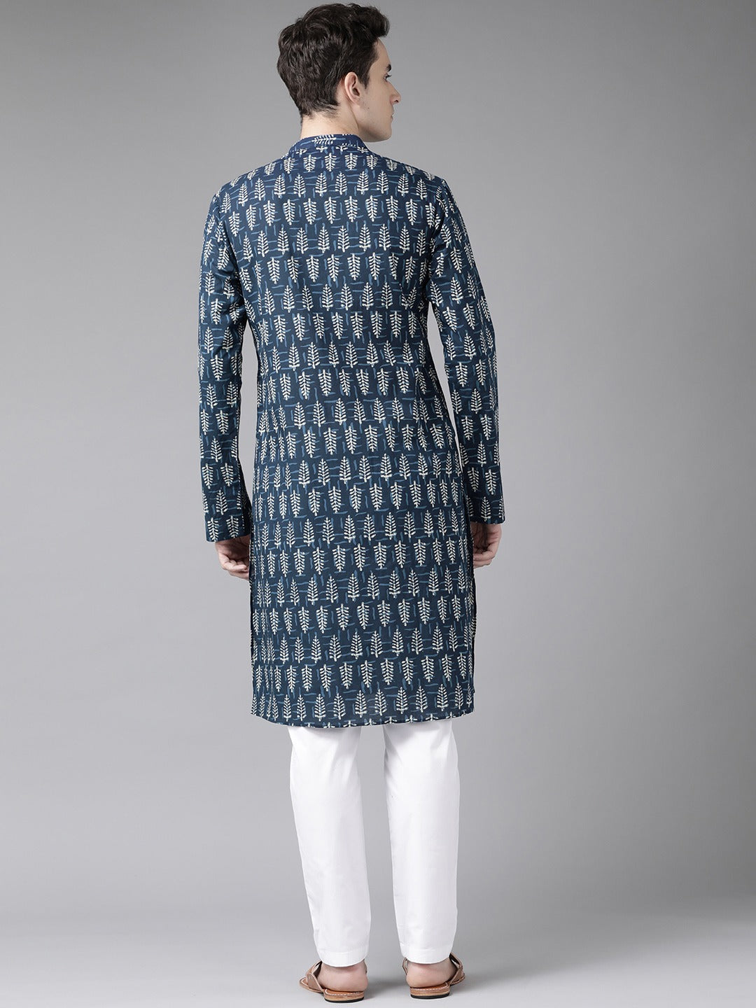 Printed Straight kurta with pyjama